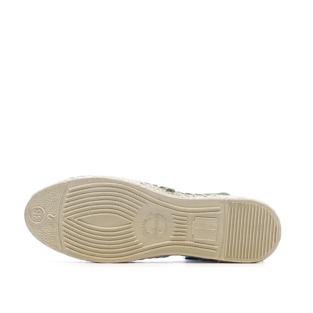 Espadrilles Vert Femme Ushuaia Dimitrie vue 5