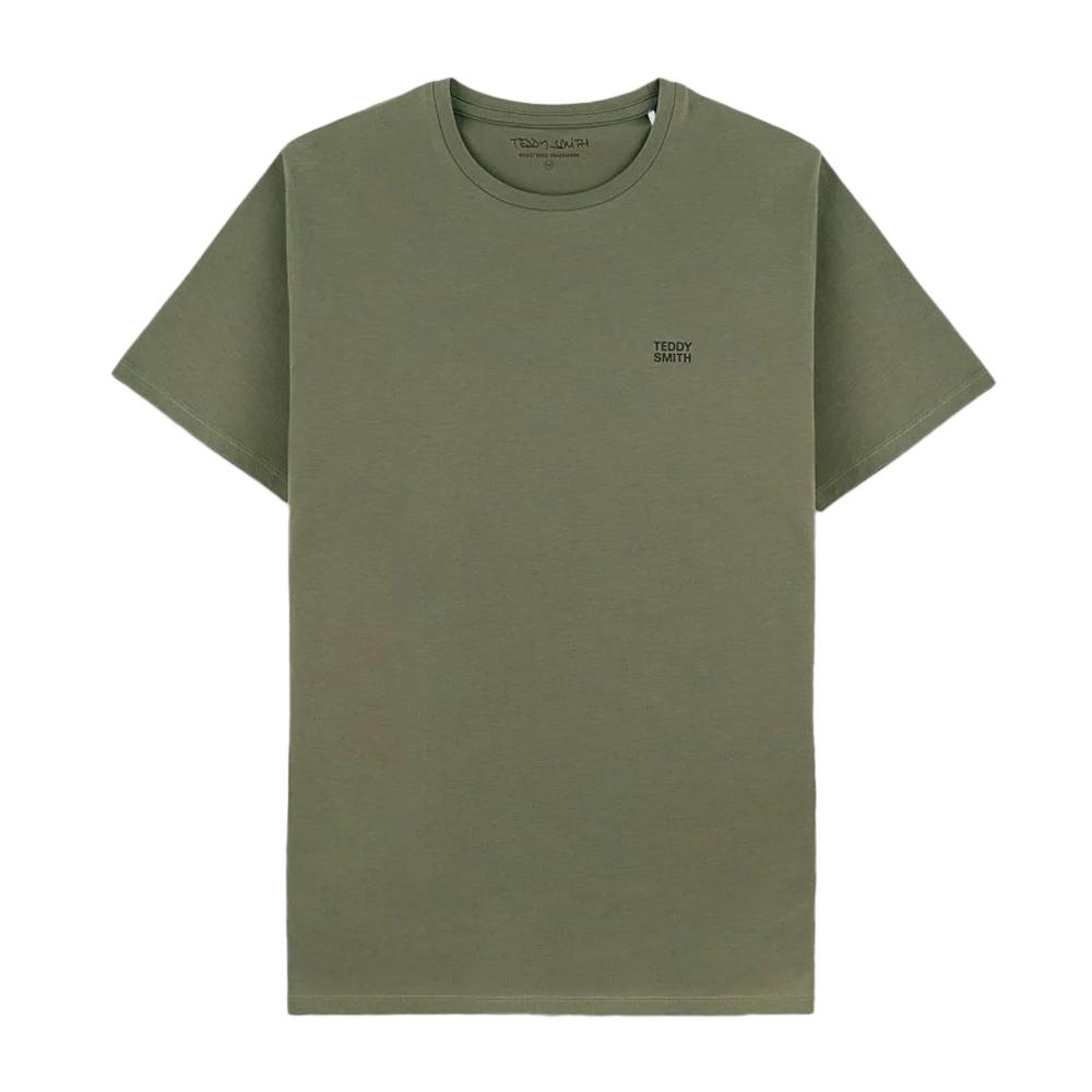 T-shirt Kaki Homme Teddy Smith Total pas cher