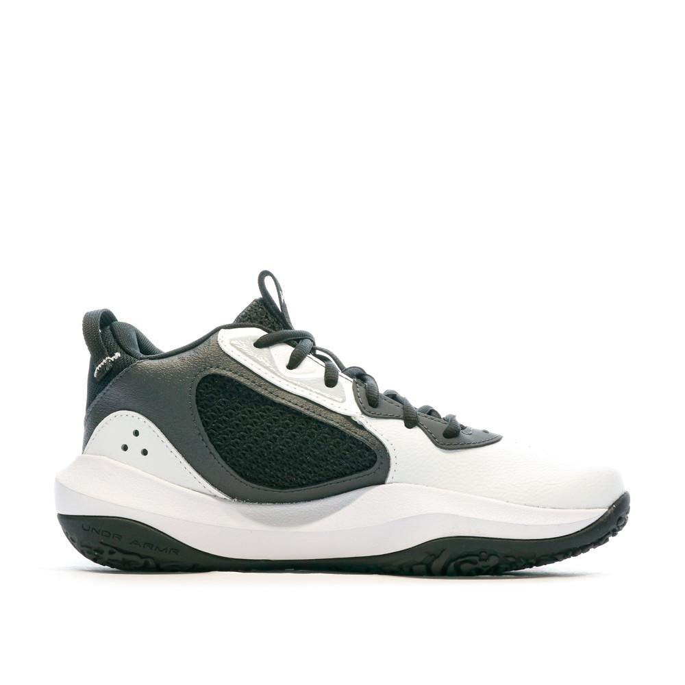 Chaussures de Basketball Blanc/Noir Mixte Under Armour Lockdown 6 vue 2