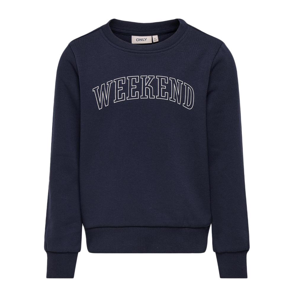 Sweat Marine Fille Kids ONLY Koglinna City pas cher