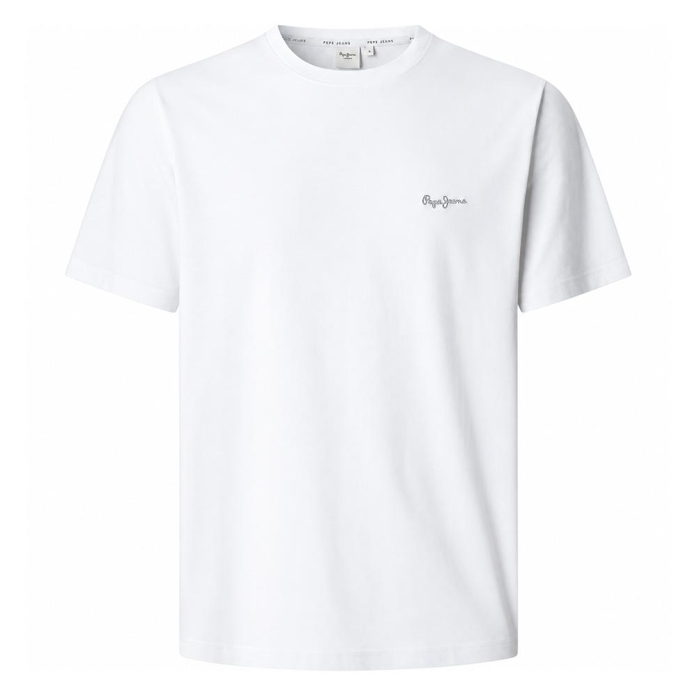 T-Shirt Blanc Homme Pepe jeans Contrast Connor pas cher