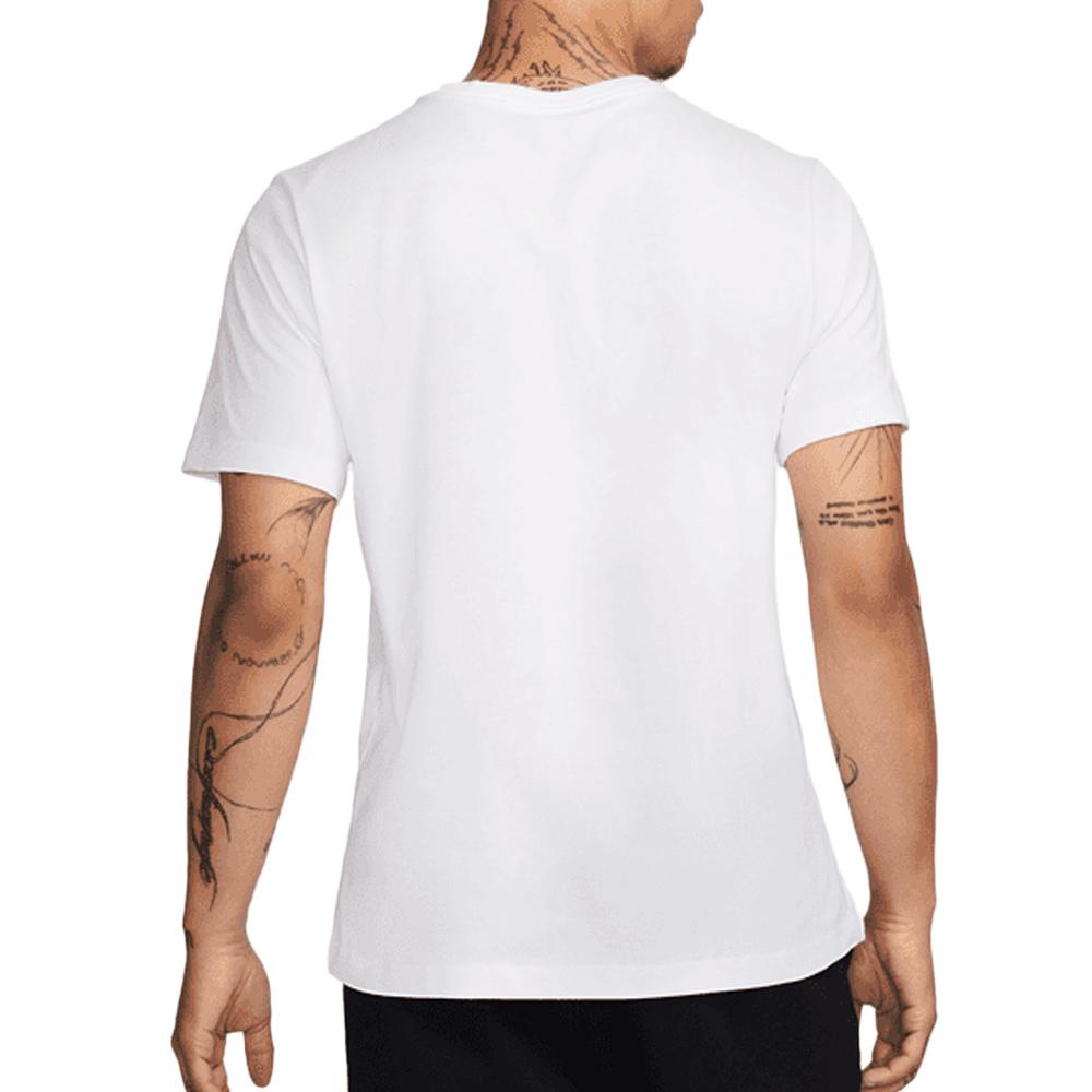 T-shirt Blanc Homme Nike Sportswear Club vue 2