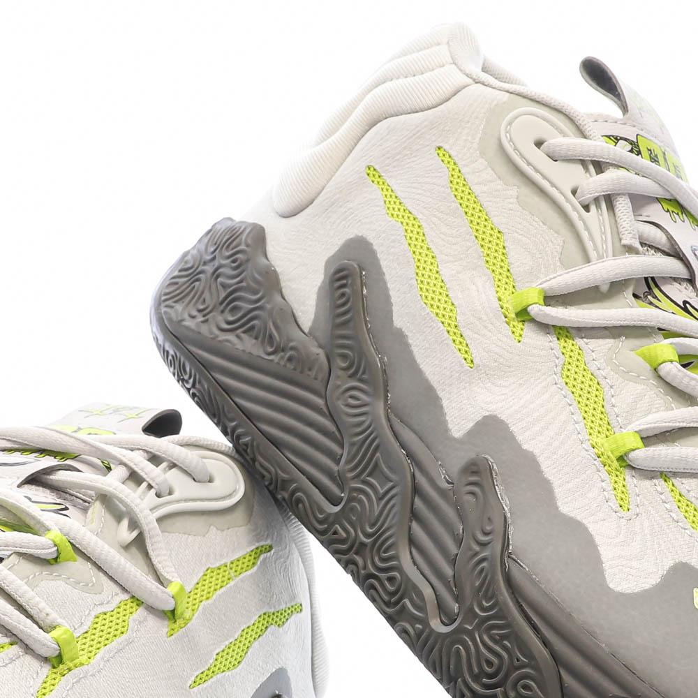 Chaussures de basket Blanche/Grise Homme Puma Hills vue 7