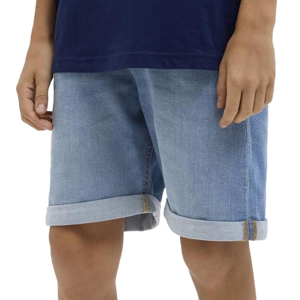 Short en Jeans Bleu Garçon Jack & Jones Rick pas cher