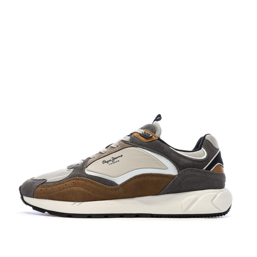 Gris Hombre Zapatillas Pepe jeans Marlon barato