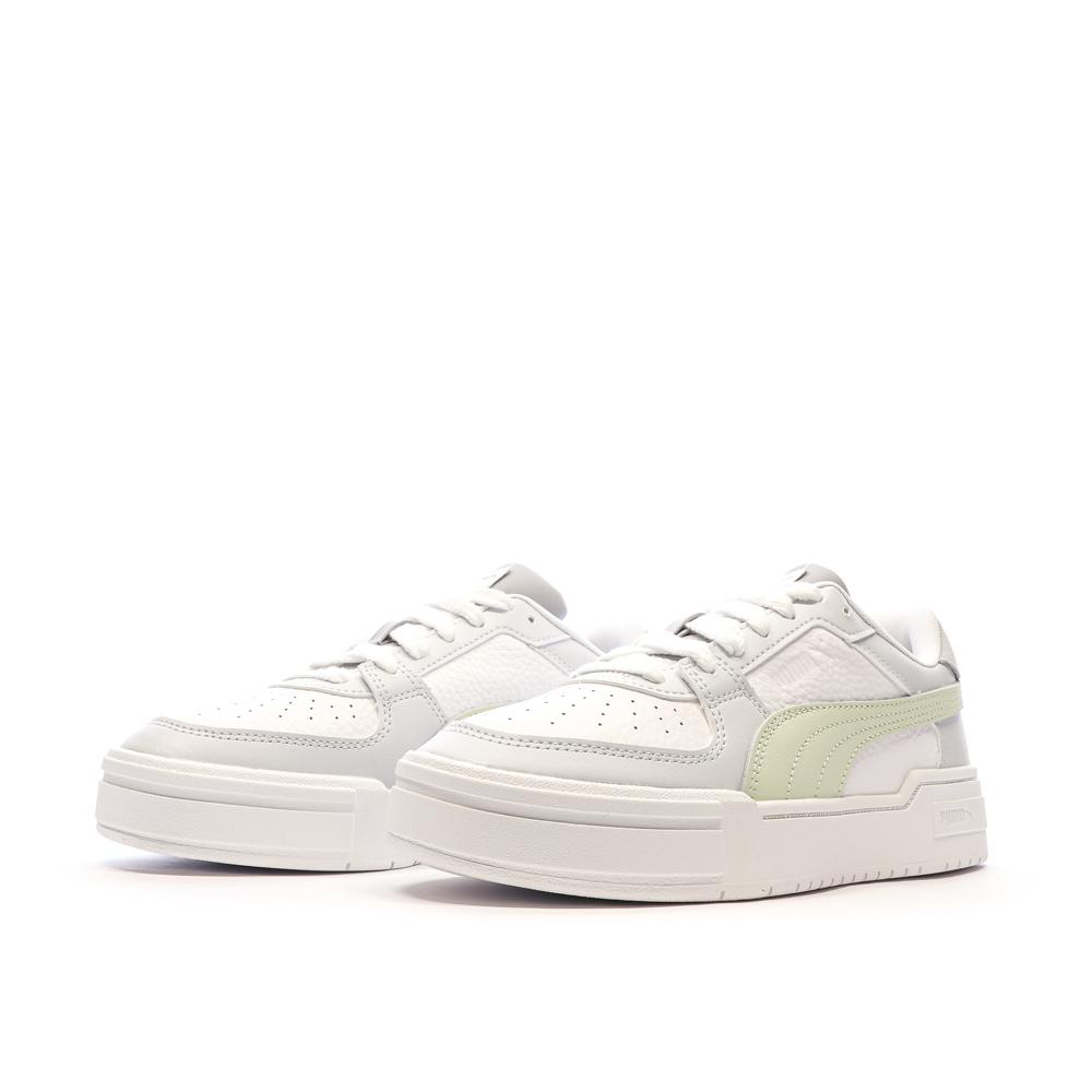 Baskets Blanche/Gris/Vert Femme Puma 394749-02 vue 6