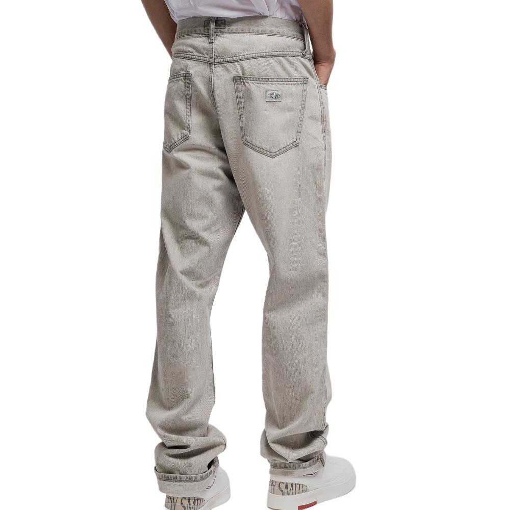 Graue Herren-Jeans „Loose“ von Teddy Smith, Modell „Memphis“, gerader Schnitt Ansicht 2