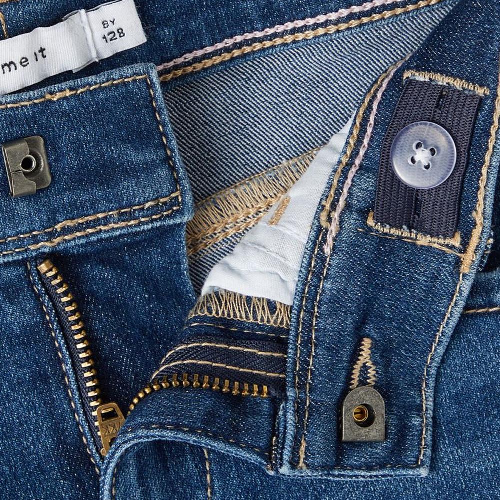 Short Bleu foncé Fille Name it Salli vue 3