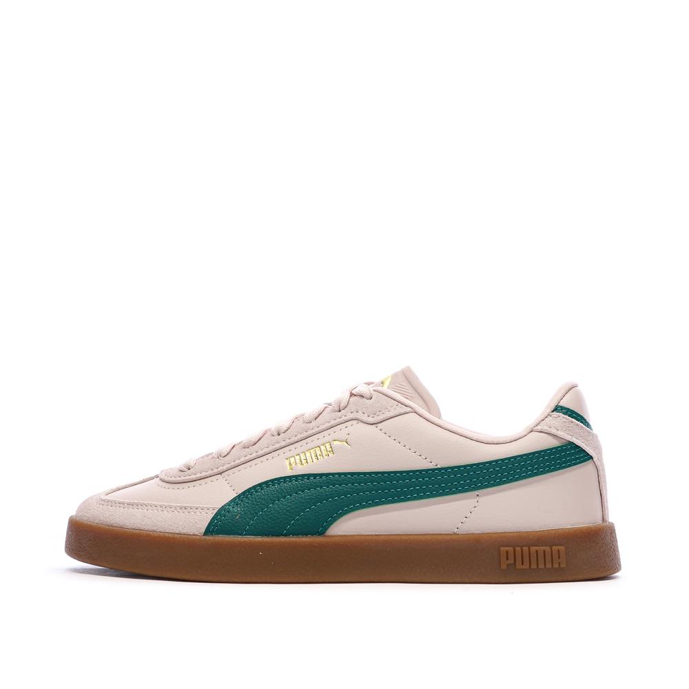 Baskets Rose/Vert Femme Puma Club II Era pas cher