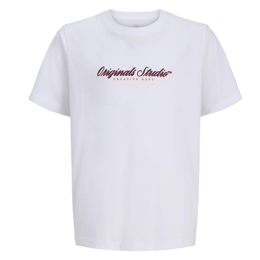 Jack & Jones Montauk White Boys’ T-Shirt, Front Style affordable