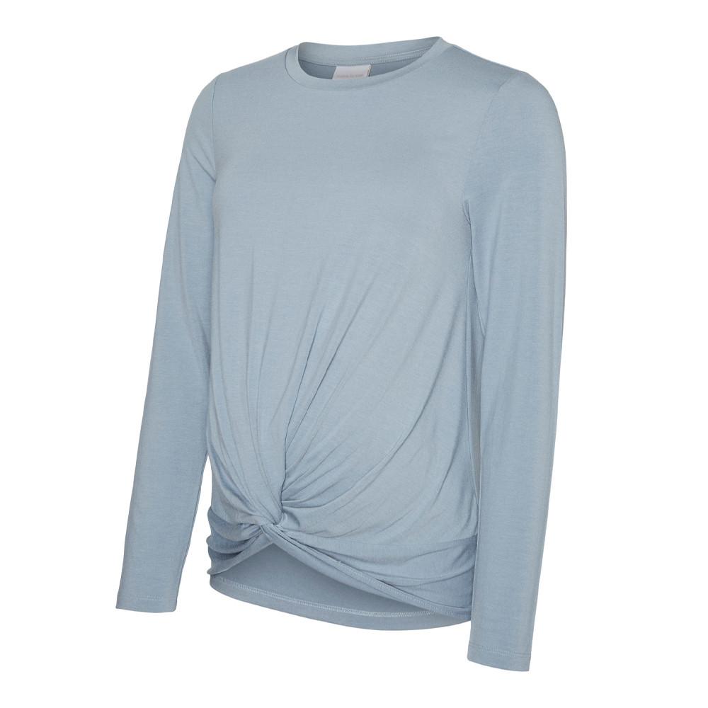 T-Shirt Bleu Femme Mamalicious Macy vue 2