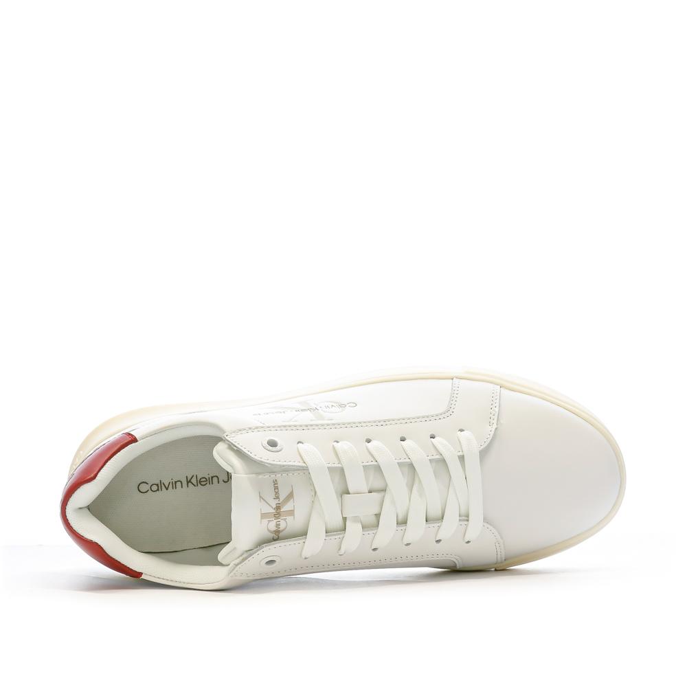 Baskets Blanches Homme Calvin Klein Jeans Chunky Cupsole vue 4