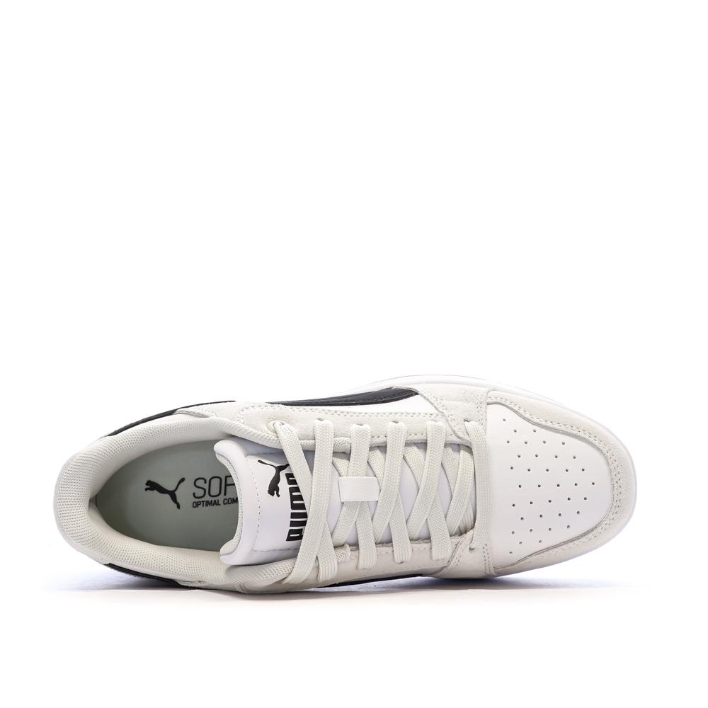 Baskets Blanches/Noires Femme Puma Rebound Low vue 4