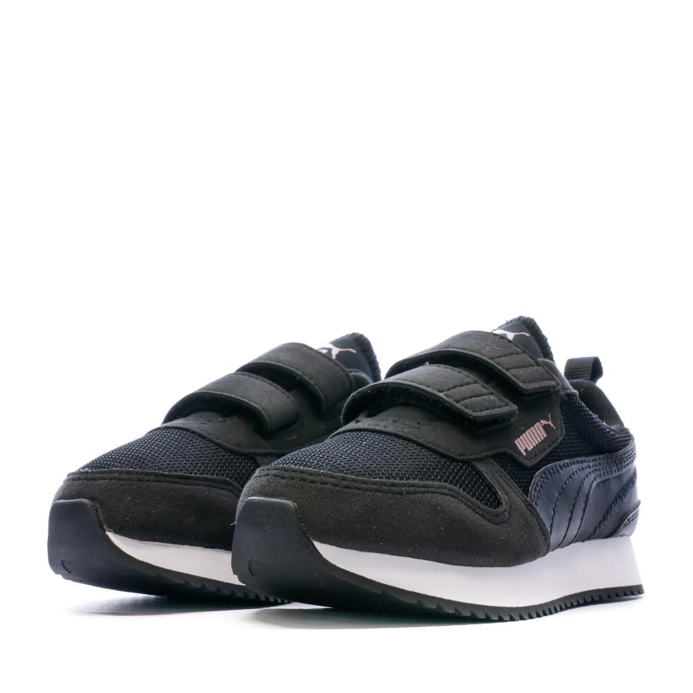 Baskets Noir Fille Puma Metallic V vue 6