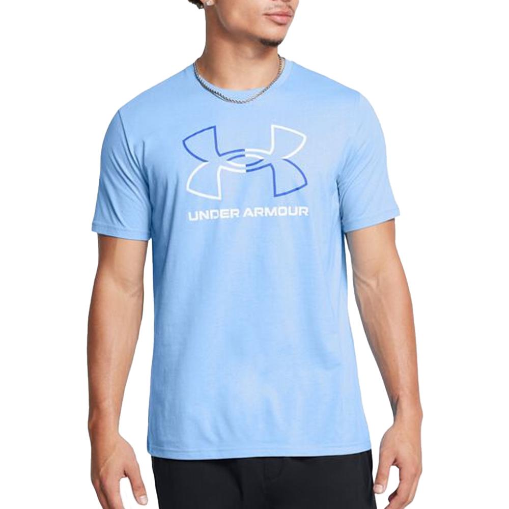 T-shirt Bleu Homme Under Armour Foundation Update pas cher