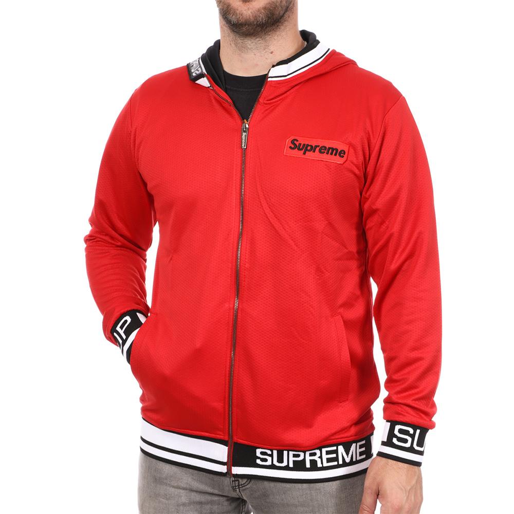 Veste de survêtement Rouge Homme Supreme Grip Shadow pas cher