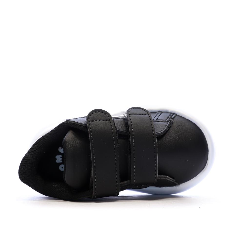 Baskets Noir Garçon bébé Adidas Advantage vue 4