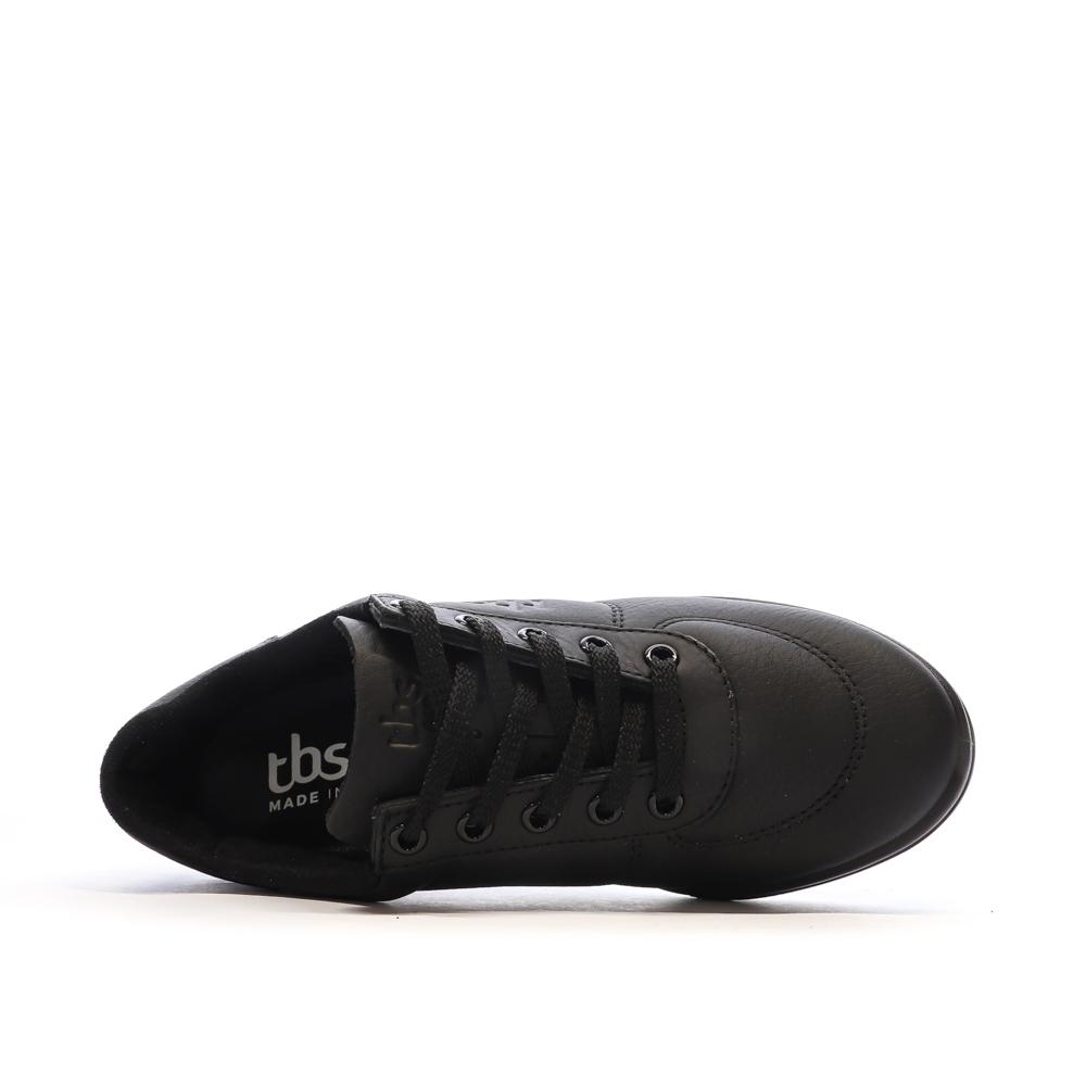 Chaussures Noires en cuir Femme TBS Brandy vue 4