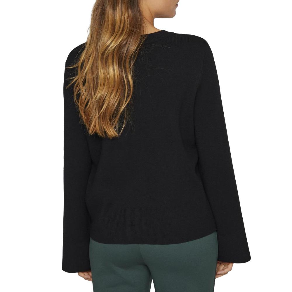 Schwarzer Pullover für Damen von Vila Vicassie Ansicht 2