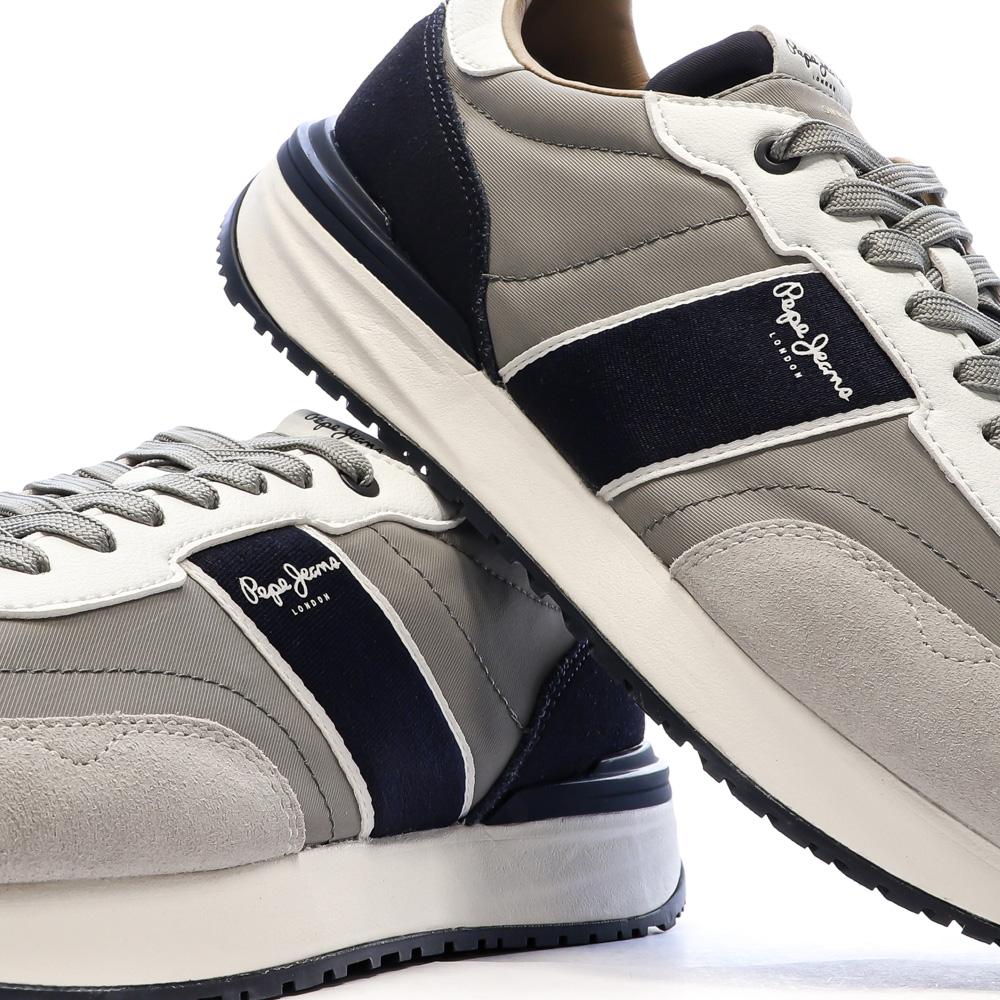 Gris Hombre Zapatillas Pepe jeans Buster Club ver 7
