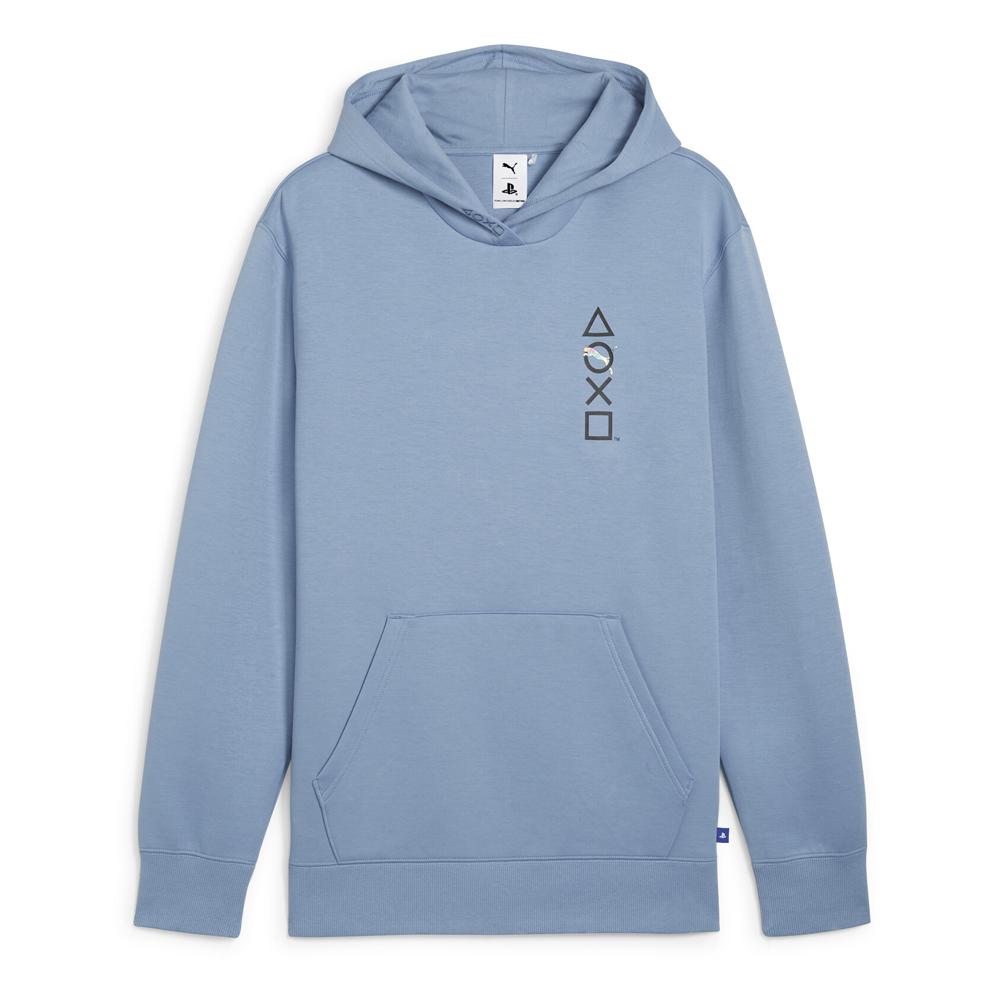 Sweat à Capuche Bleu Homme Puma X Playstation pas cher