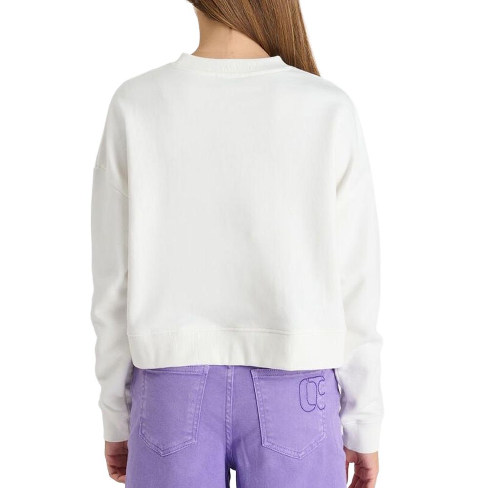 Sweat Blanc/Violet Fille Le Temps Des Cerises Stephagi vue 2