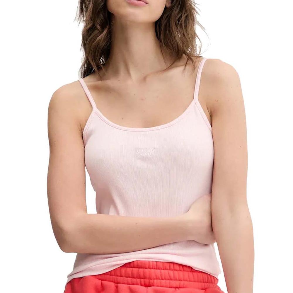 Débardeur Rose Femme Tommy Hilfiger Script Strappy pas cher