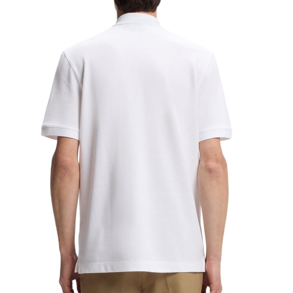 Polo Blanc Homme Hugo Boss Pallas vue 2