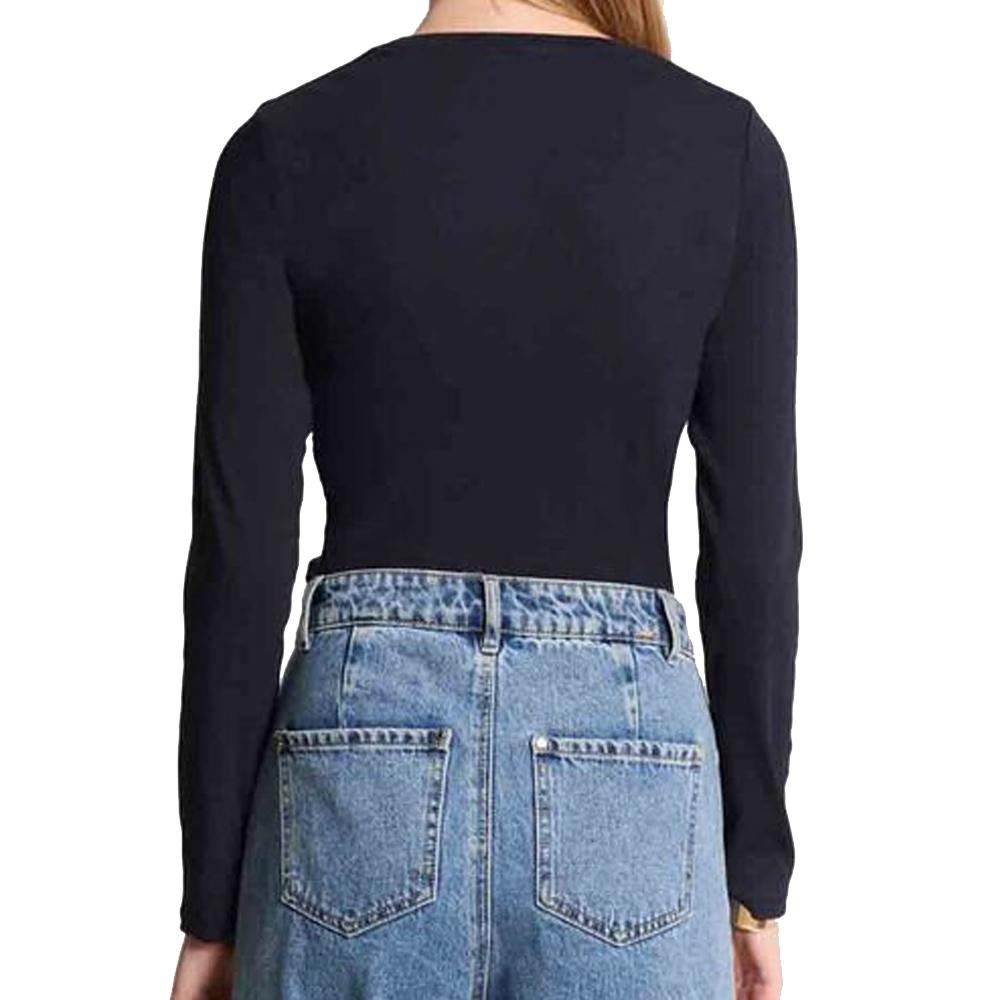 T-Shirt Manches Longues Marine Femme Morgan TRESOR vue 2