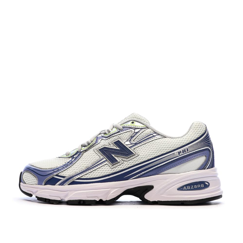 Baskets Blanc/Bleu Homme New Balance 740 pas cher