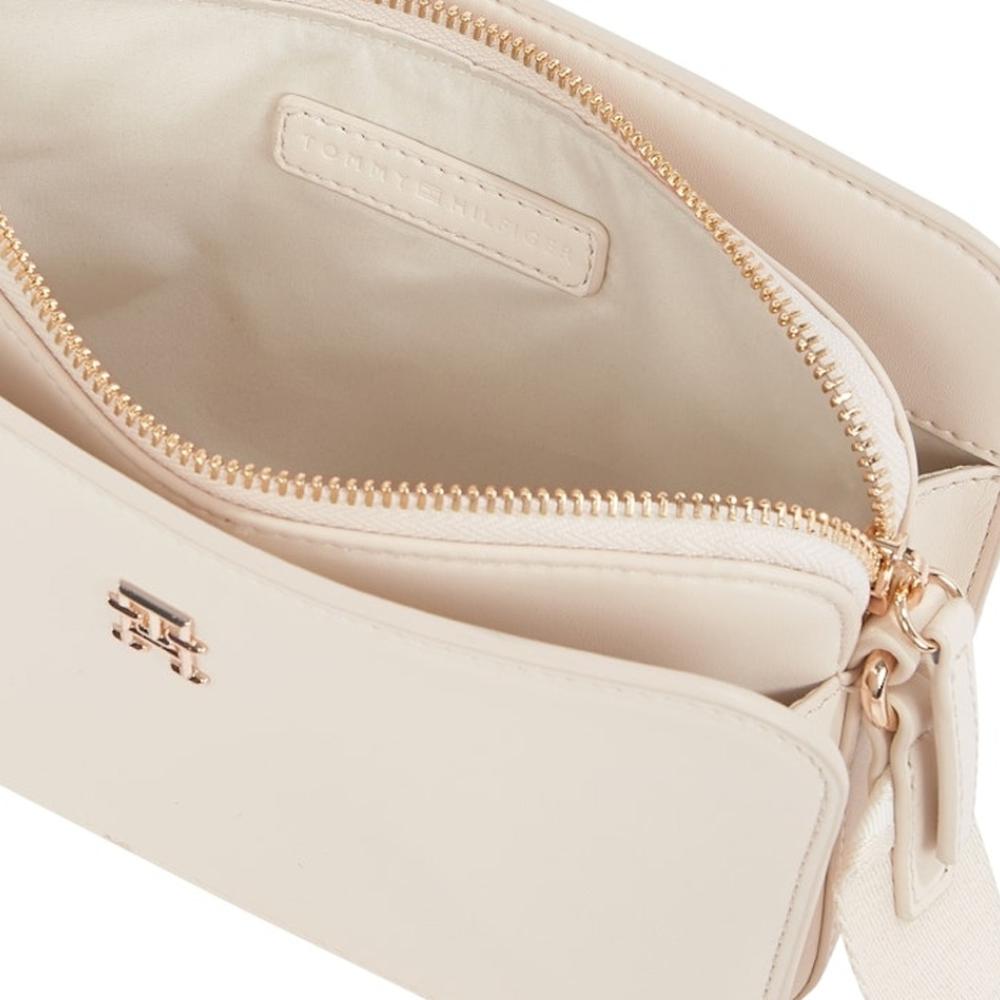Sac à Bandoulière Beige Femme Tommy Hilfiger Logotape vue 2