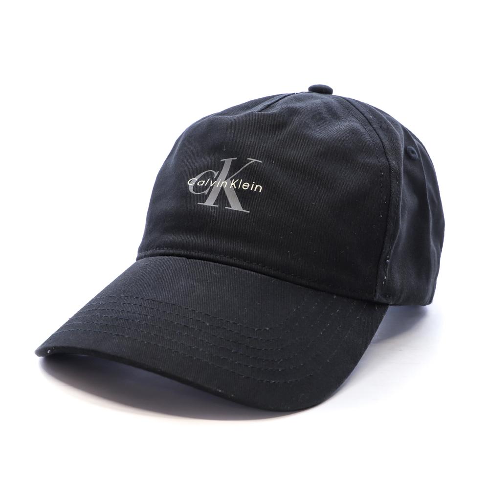 Casquette Noire Homme Calvin Klein Jeans Monologo Printed pas cher