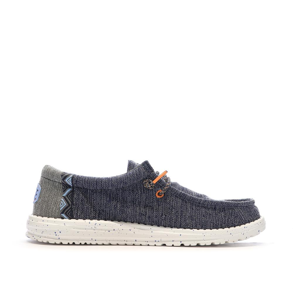 Chaussures Grises Homme Hey Dude Wally Sport Mesh vue 2