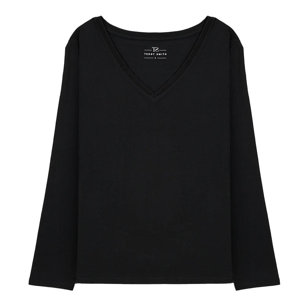 T-shirt Noir Femme Teddy Smith Miana pas cher
