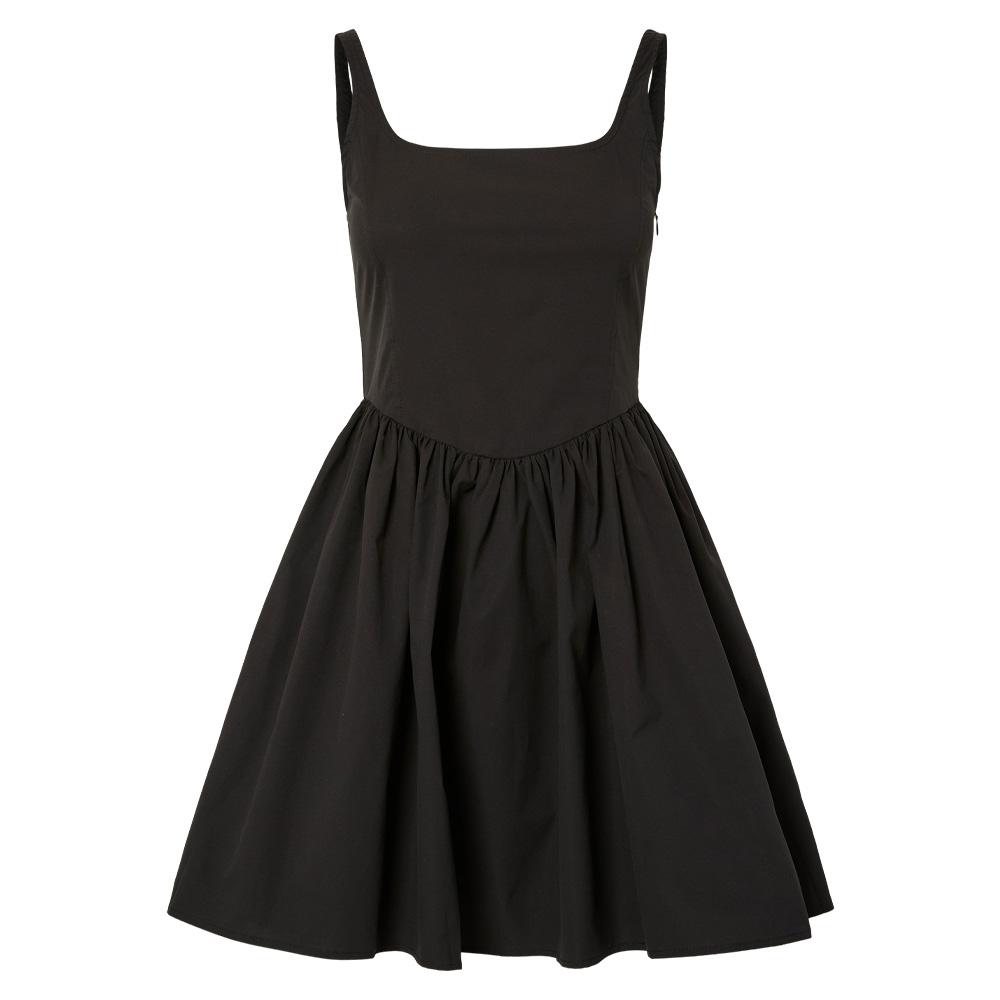 Kleid Schwarz Frau Pieces Vana günstig