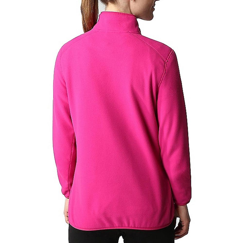 Polaire Rose Femme The North Face 100 Glacier vue 2
