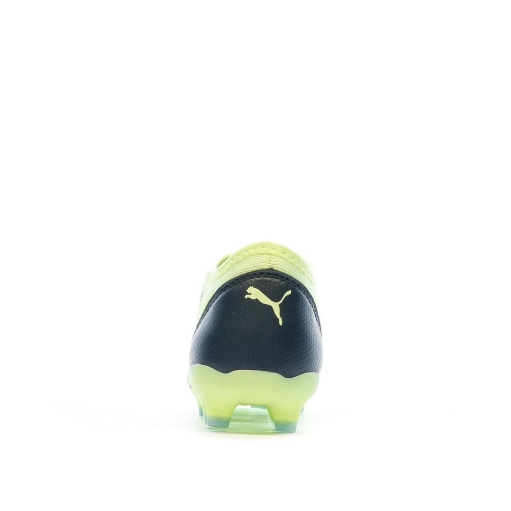Chaussures de football Jaune Garçon Puma Ultra Match vue 3