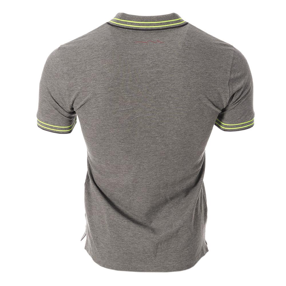 Polo Gris Foncé/Vert Homme Teddy Smith Pasian vue 2