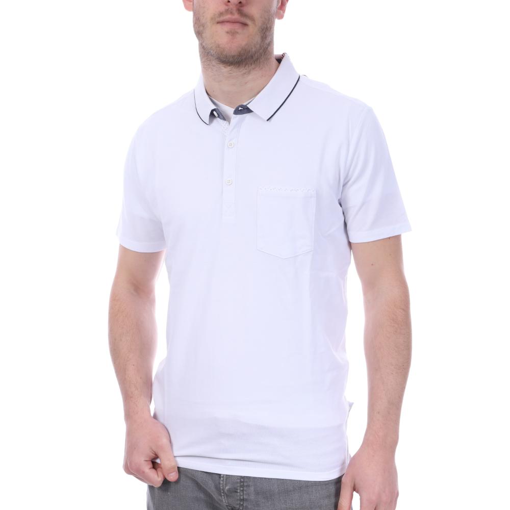 Polo Blanc Homme Teddy Smith Liam pas cher