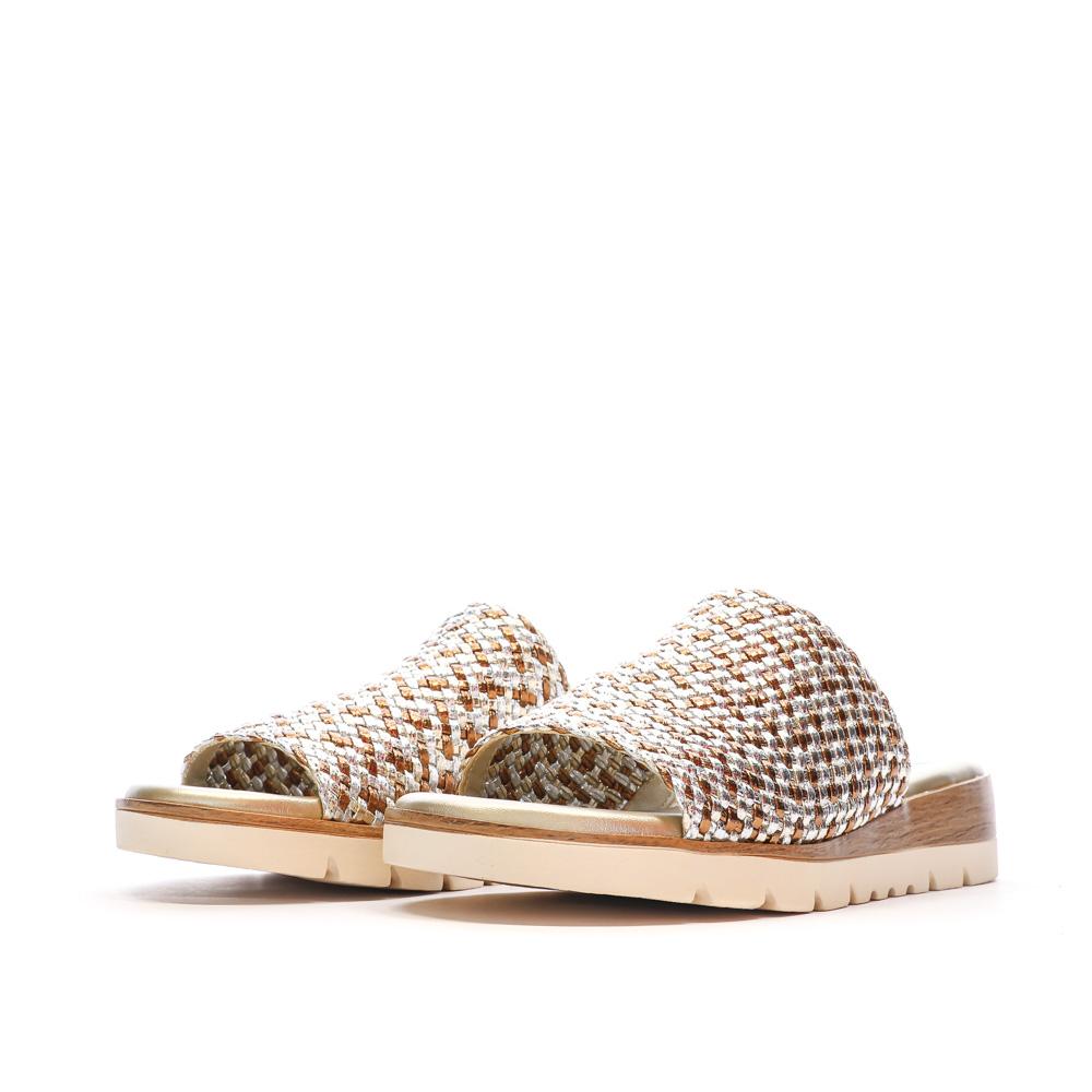 Claquettes Camel/Marron Femme XTI 143881 vue 6