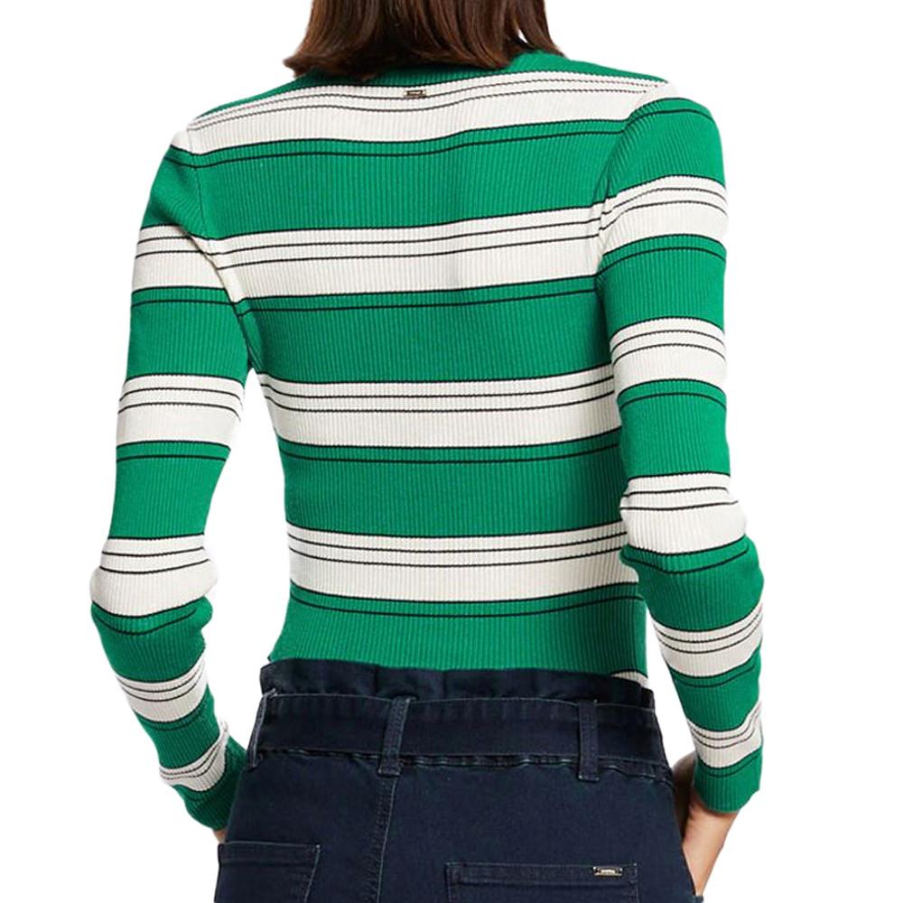 Pull Vert a rayures Femme Morgan Minou Espace des marques