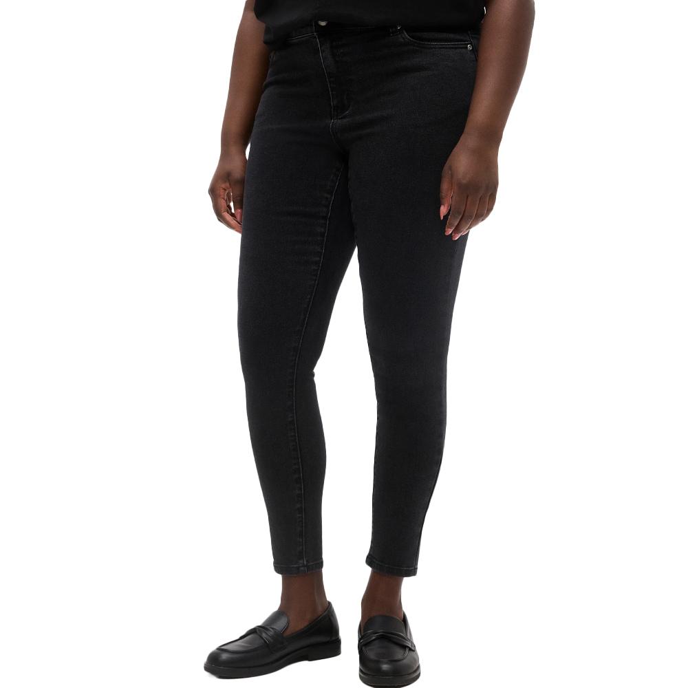 Jean Slim Noir Femme Vero Moda Sofila pas cher