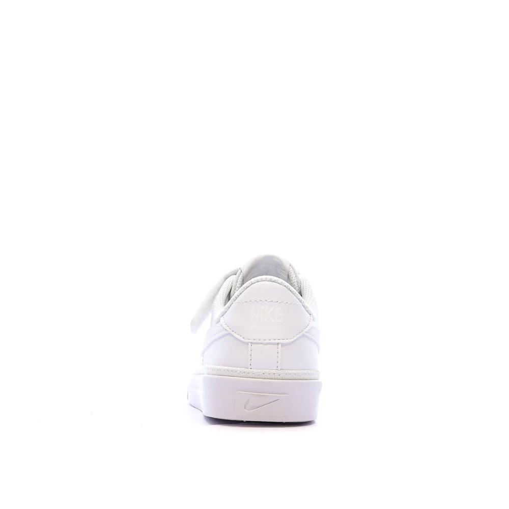 Baskets Blanches Fille Nike Court Legacy vue 3