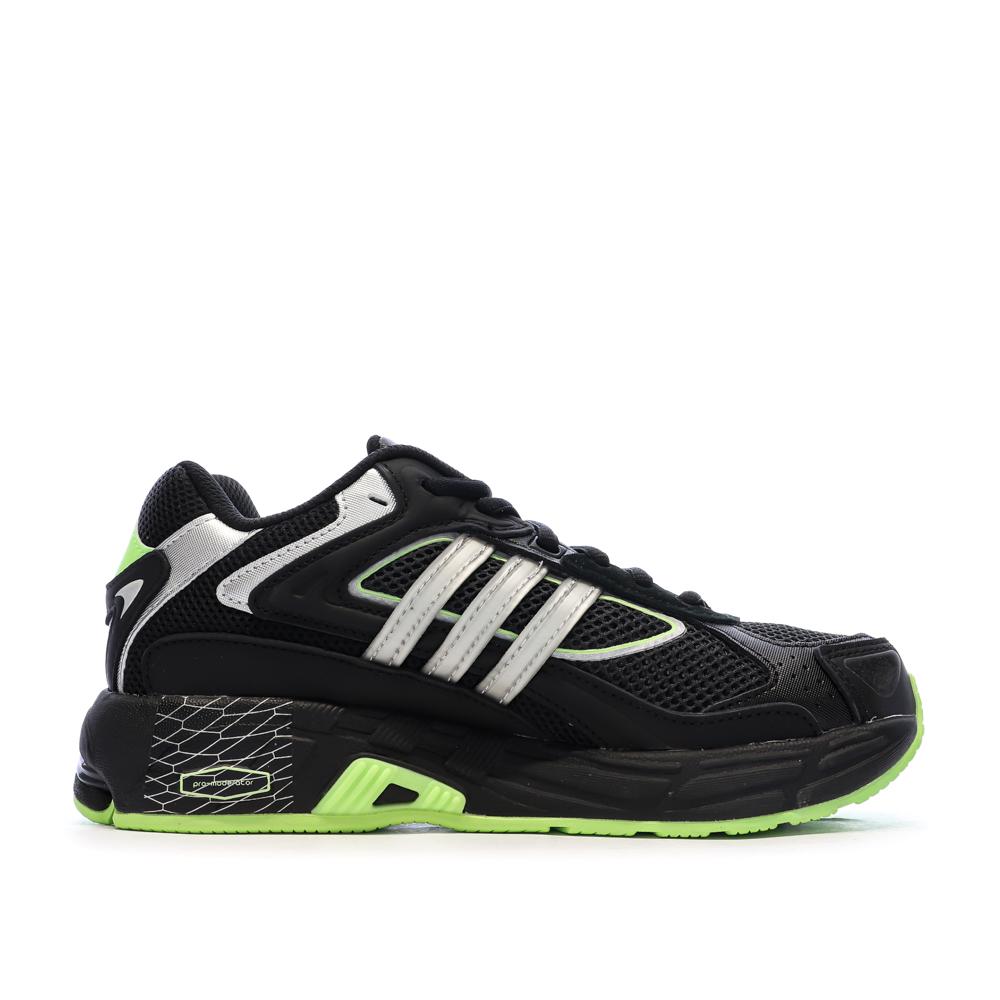 Basket Noir/Vert Femme Adidas Response vue 2