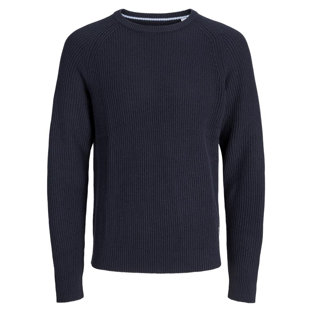 Pull en Maille Marine Homme Jack & Jones Pannel pas cher