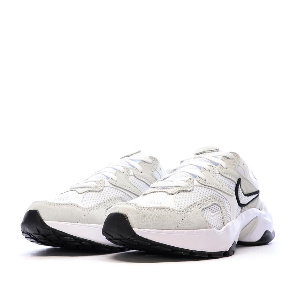 Baskets Blanc/Gris Femme Nike Al8 vue 6