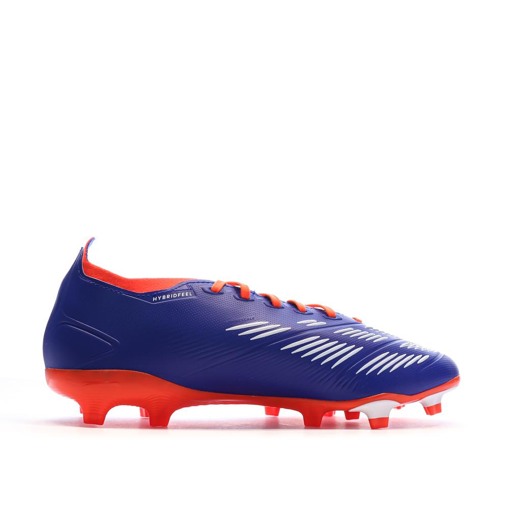 Chaussures de Foot Bleues Homme Adidas Predator League FG vue 2