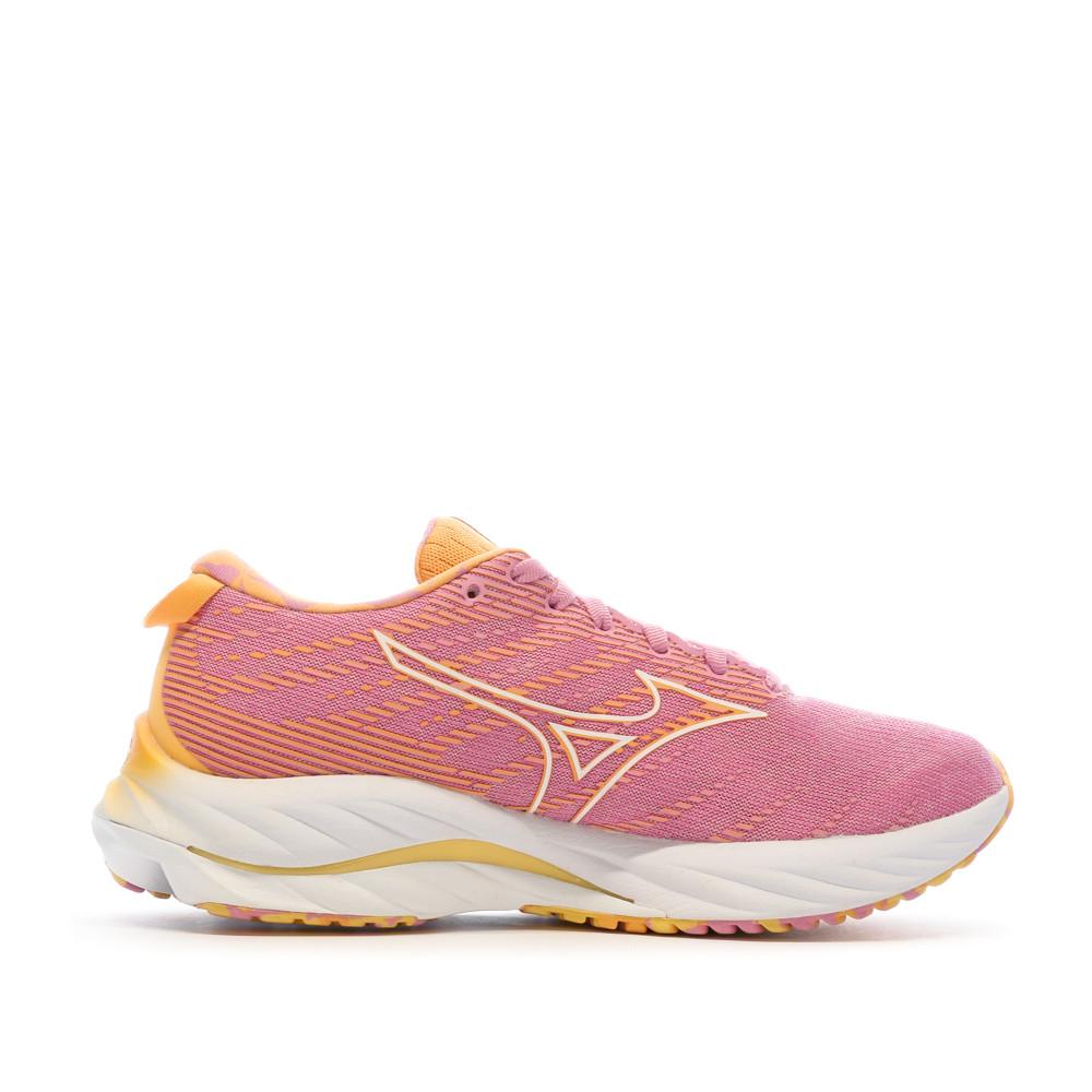 Chaussures de Running Rose Femme Mizuno Wave Rider vue 2