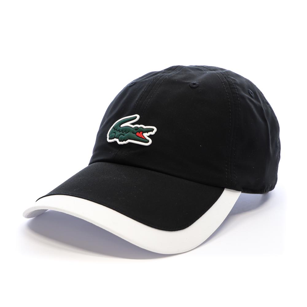 Casquette Blanche/Noire Mixte Lacoste RK5398 pas cher