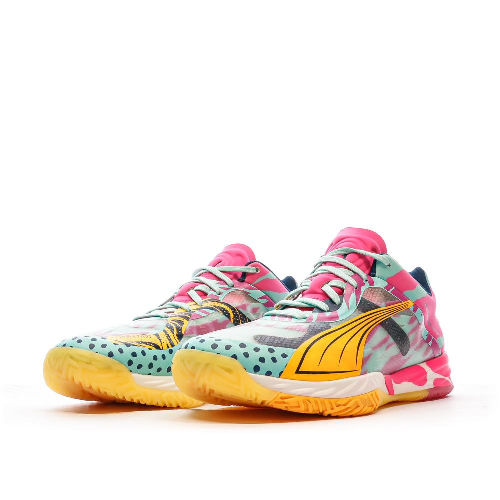 Chaussures de Handball Rose/Bleu Homme Puma Accele Nitro Teaser vue 6